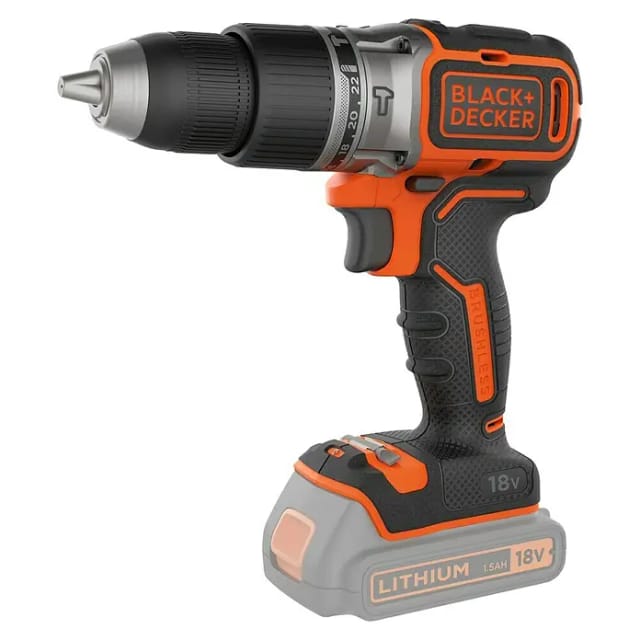 Black+Decker 18 V Akku-Schlagbohrschrauber BL188N Solo