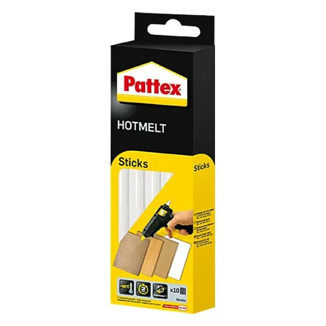 Pattex Heißkleber Sticks Hotmelt 10 Stück Transparent