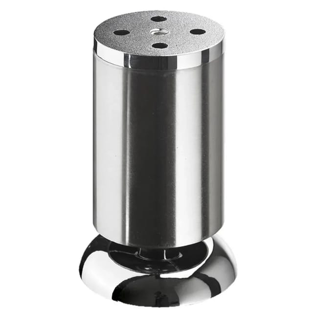 Hettich Möbelfuß Ø 50 mm x 100 mm Edelstahl-Optik