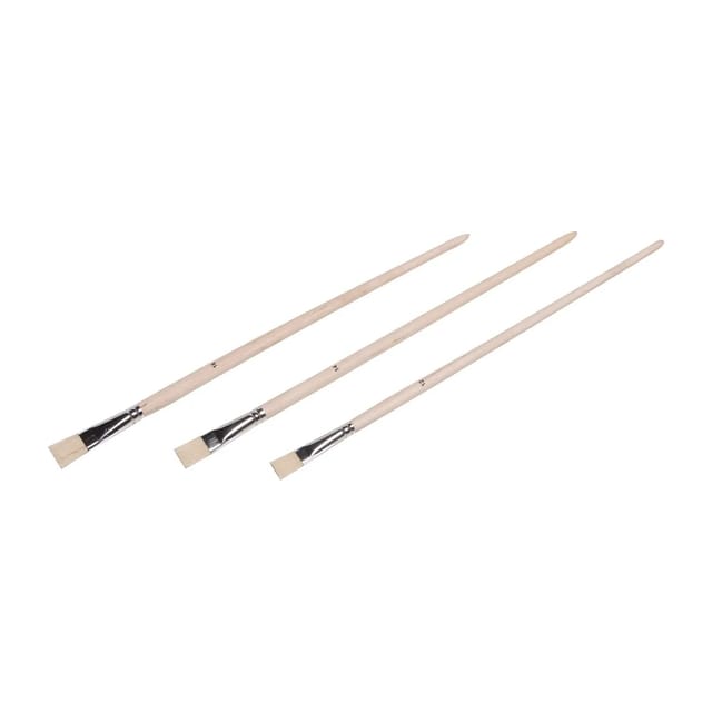 LUX-TOOLS Ölmalpinsel-Set 3-teilig