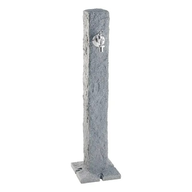Garantia Granit Wasserzapfsäule Lightgranite mit Chrom-Auslaufhahn