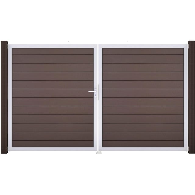 GroJa Solid Steckzaun Tor DIN Links EV1 Terra