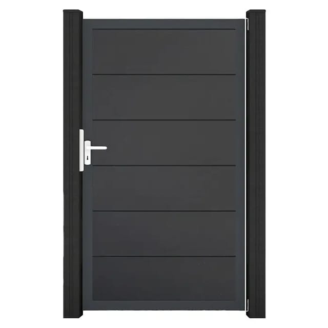 GroJa Steckzaun Tor BasicLine Universal-DIN DB Anthrazit
