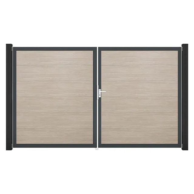GroJa Steckzaun Tor BasicLine DIN Rechts DB Sheffield Oak