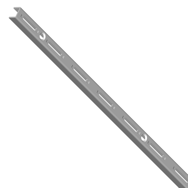 Regalschiene Silber 200 cm bis 55 kg