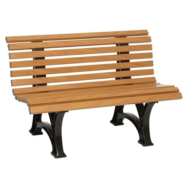 Blome-Tillmann 2er-Bank Amrum 64 cm x 120 cm x 80 cm Holzoptik