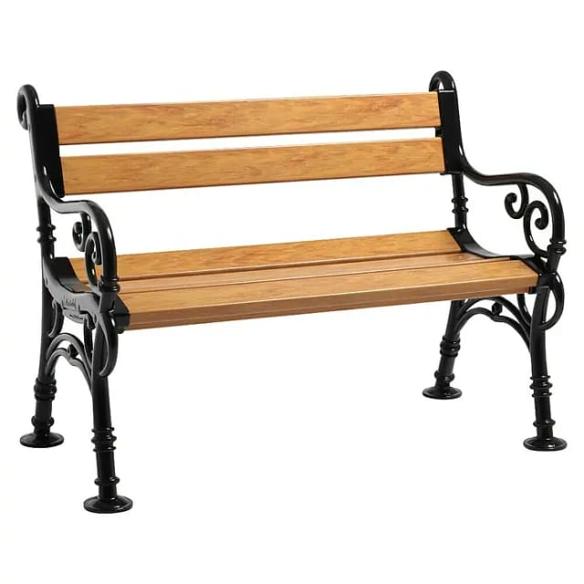 Blome-Tillmann 2er-Bank Linderhof 61 cm x 85 cm x 119 cm Holzoptik