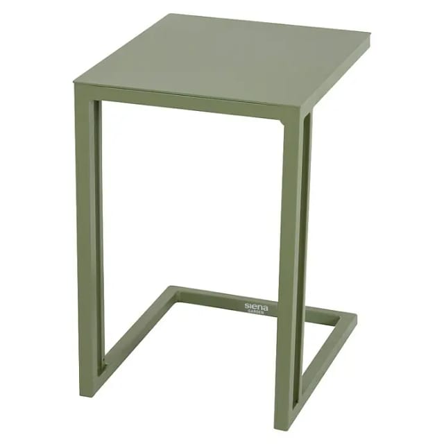 Siena Garden Gartentisch Rechteckig Olive 33,5 cm x 40 cm