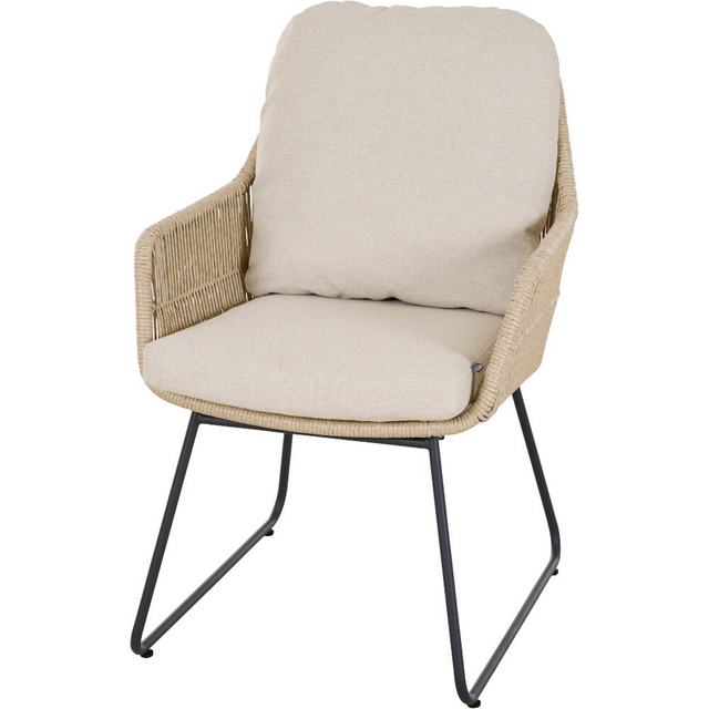 Siena Garden Dining Sessel Kansas 69 cm x 60 cm x 85,5 cm Taupe