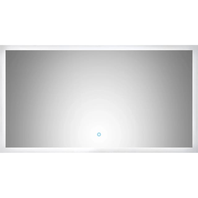 Posseik LED-Lichtspiegel 65 cm x 120 cm Neutralweiß Touch-Bedienung