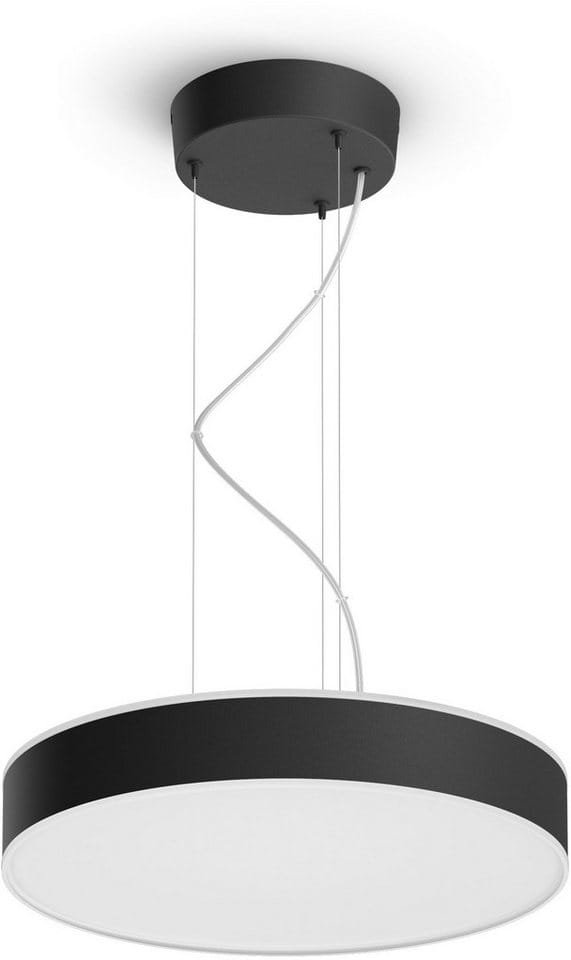Philips Hue Pendelleuchte Enrave White Ambiance Schwarz 3.300,m inkl. Dimmer