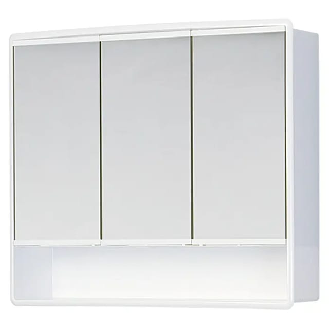 Jokey Spiegelschrank Lymo 58 cm x 49,5 cm Weiß Hochglanz Grifflos