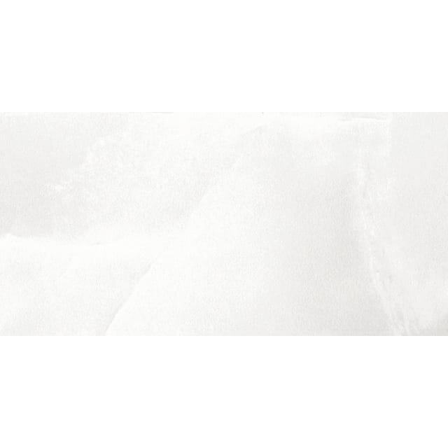 Wandfliese Ice White Steingut Glasiert Weiß Matt 30 cm x 60 cm x 0,7 cm