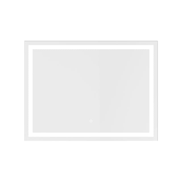 Kristall-Form LED-Lichtspiegel FrameLight III 80 cm x 60 cm Rechteckig