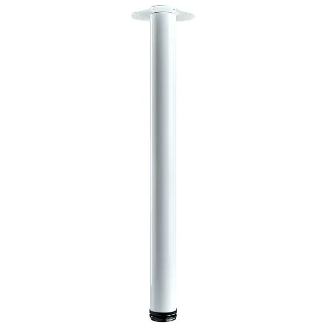 Hettich Tischbein Ø 60 mm x 700 mm Weiß inkl. Montageplatte