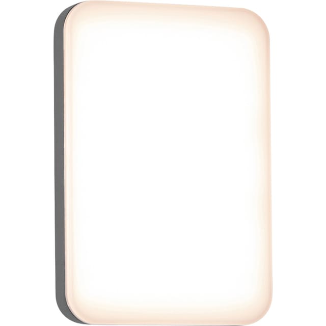 LED-Außenwandleuchte Goleto Dunkelgrau