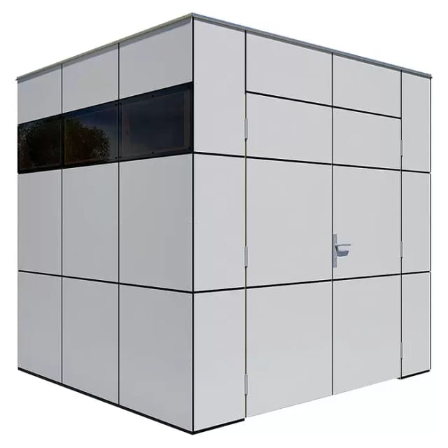 Bertilo Gartenhaus HPL 1 Anthrazit-Grau 228 cm x 230 cm FSC®