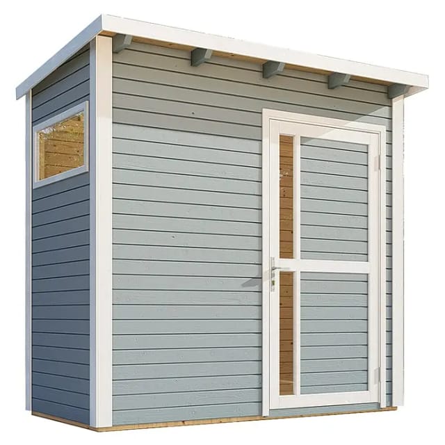 Bertilo Gartenhaus Pentus 1 Grau 115 cm x 234 cm FSC®