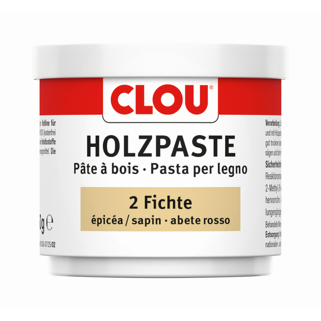 Clou Holzpaste wasserverdünnbar Fichte 150 g