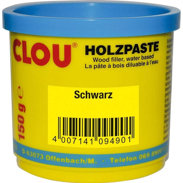 Clou Holzpaste wasserverdünnbar Schwarz 150 g