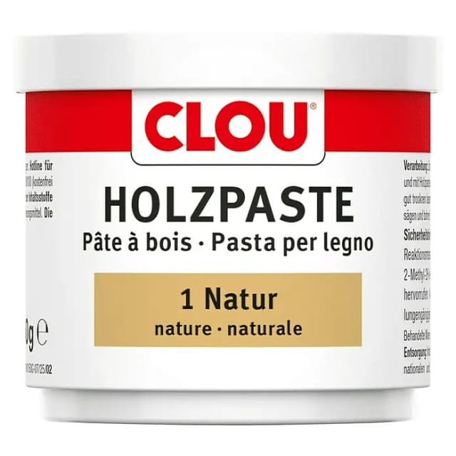 Clou Holzpaste wasserverdünnbar Natur 150 g
