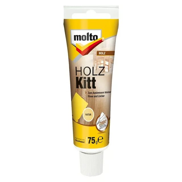 Molto Holz Kitt für Innen und Außen Natur 75 g