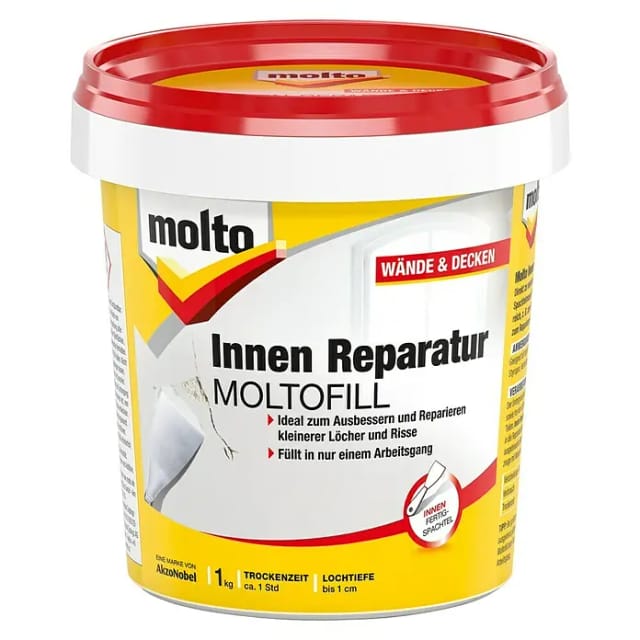 Molto Reparatur Moltofill Innen-Fertigspachtel 1 kg
