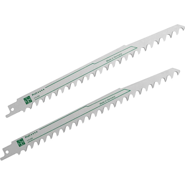 LUX-TOOLS Säbelsägeblatt Comfort Grünholz Grob 2 Stück