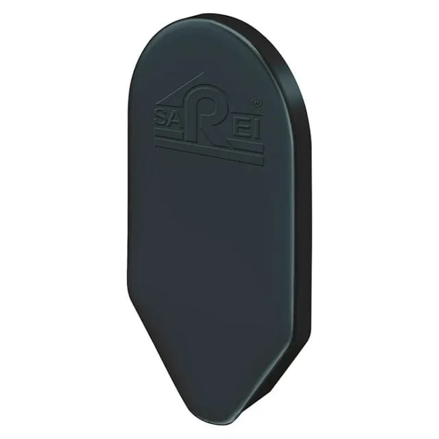 Ortblech-Abschlusskappe Alu-Anthrazit 160 mm x 92 mm x 10 mm