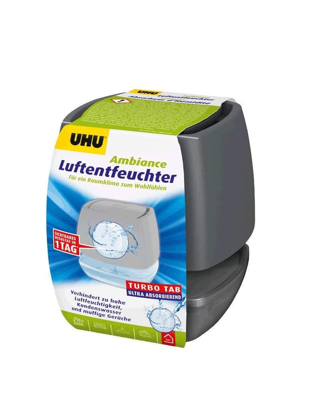 UHU Luftentfeuchter-Container Ambiance Turbo Tab Anthrazit