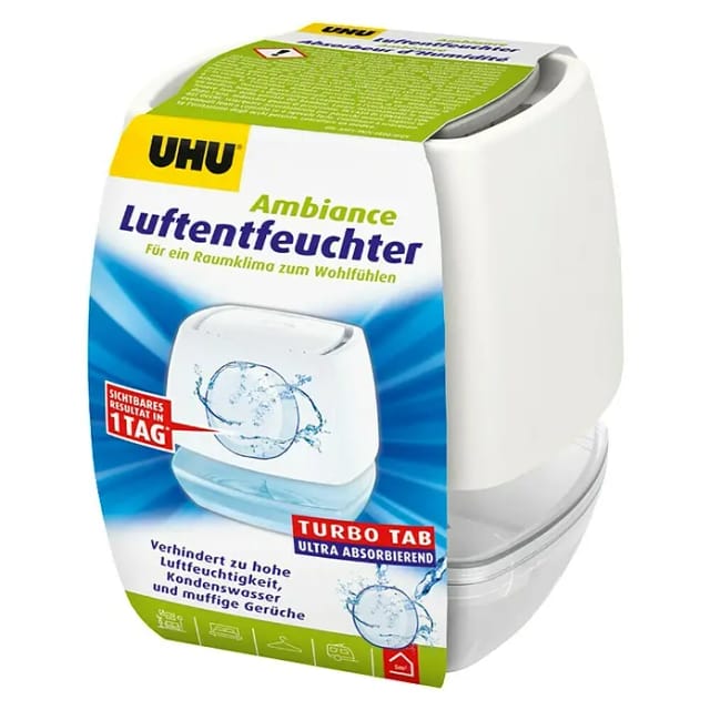 UHU Luftentfeuchter-Container Ambiance Turbo Tab Weiß