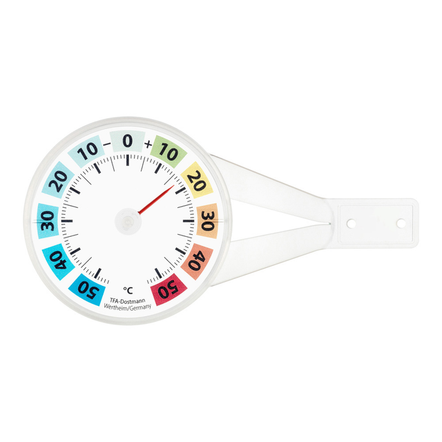 TFA Fenster-Thermometer Weiß