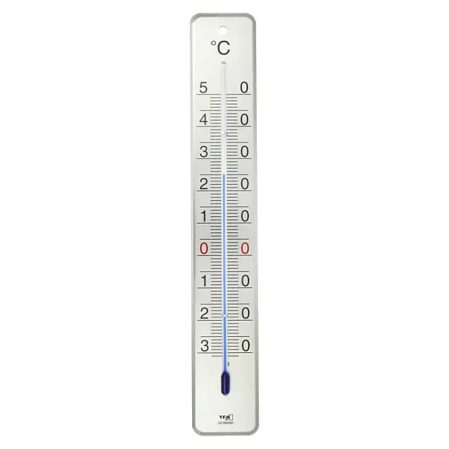 TFA Innen-Außen-Thermometer Edelstahl gebürstet
