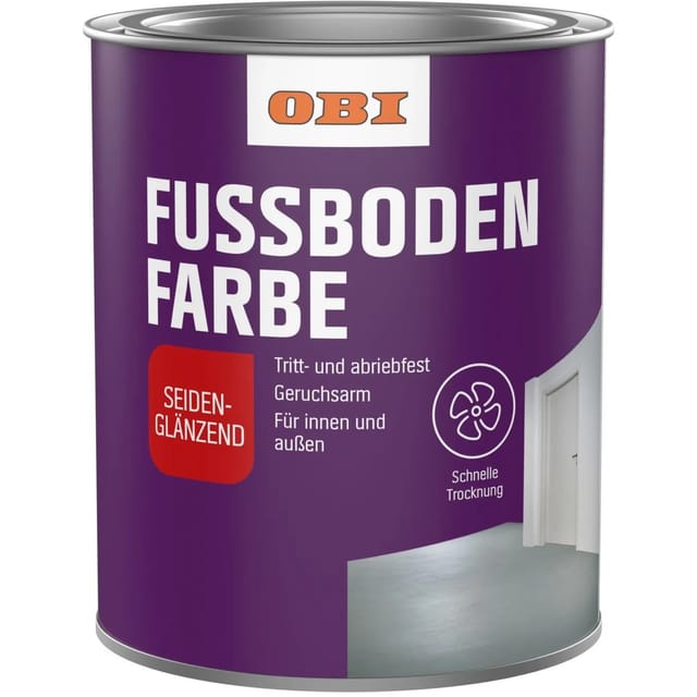 OBI Fußbodenfarbe Ral 7016 Anthrazitgrau Seidenglänzend 2,5,