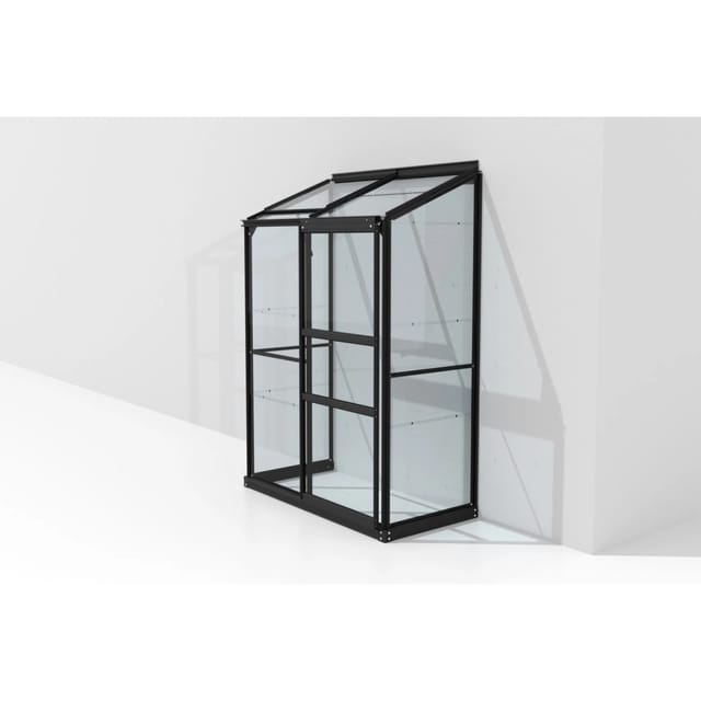 Vitavia Gewächshaus Ida 900 Schwarz 0,9 m²