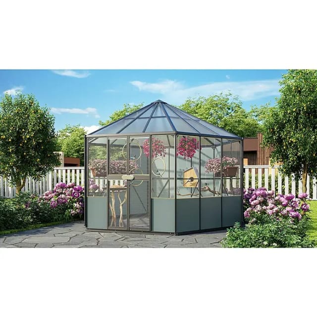 Vitavia Vogelvoliere Circus 9000 Schwarz 383,3 cm x 336 cm x 283,7 cm