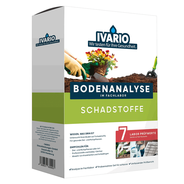 Ivario Bodentest Schadstoffe 7 Prüfwerte