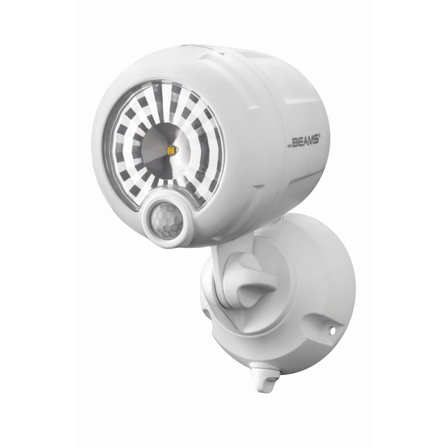 Mr. Beams LED-Außenstrahler mit Bewegungsmelder MB360XT Weiß