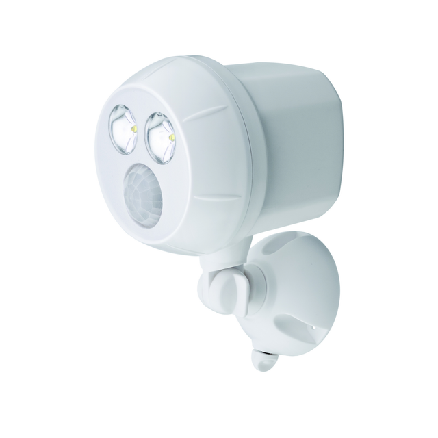 Mr. Beams LED-Außenstrahler mit Bewegungsmelder MBN380 Weiß