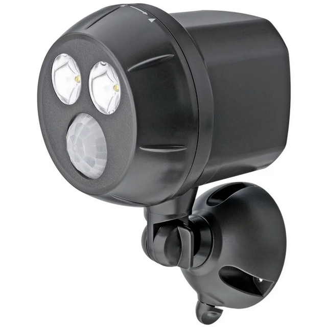 Mr. Beams LED-Außenwandleuchte MBN390 mit Bewegungsmelder Braun