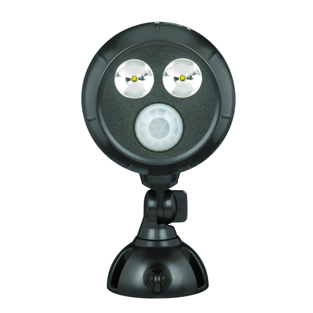 Mr. Beams LED-Außenstrahler mit Bewegungsmelder MB390 Braun 2er-Pack