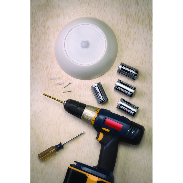 Mr. Beams LED-Deckenleuchte mit Bewegungsmelder MB990 Weiß 2er-Pack