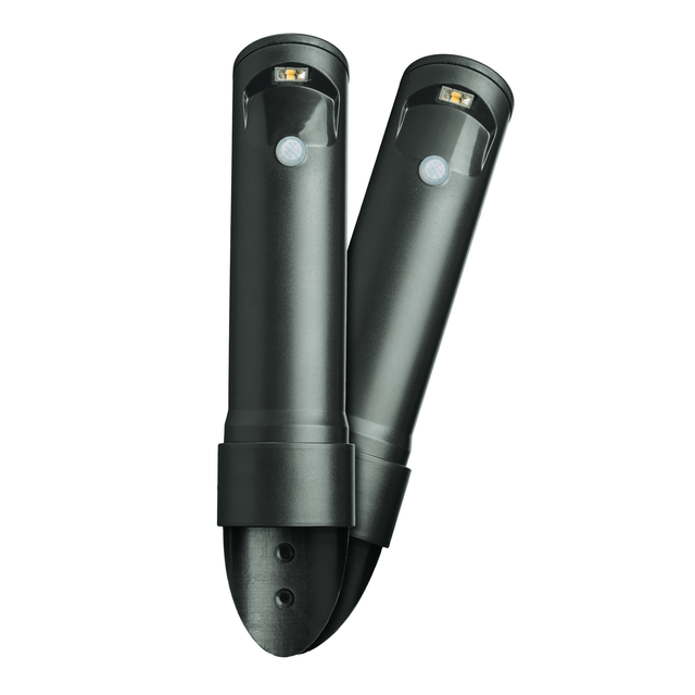 Mr. Beams LED-Wegeleuchte mit Bewegungsmelder MB562 Braun 2er-Pack