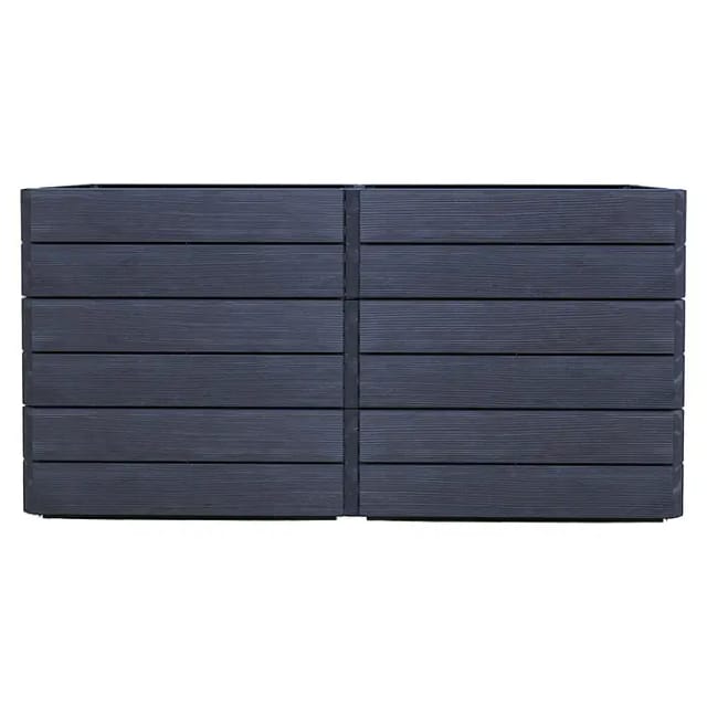 Garantia Hochbeet-System 2 L Ergo Quadro 75 cm x 160 cm x 80 cm Wood