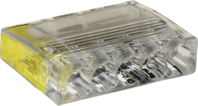 ViD Verbindungsdosenklemme 5 x 0,5 mm² bis 2,5 mm² Gelb 100 Stück