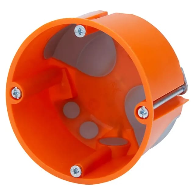 Hohlwanddose 2K winddicht flach 47 mm 25 Stück