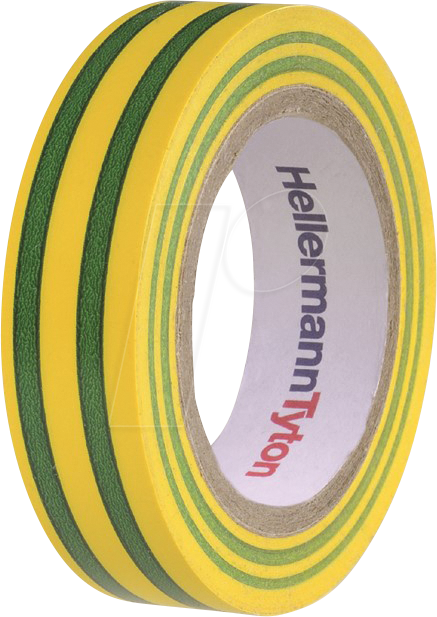 Hellermann VDE-PVC-Isolierband Grün-Gelb