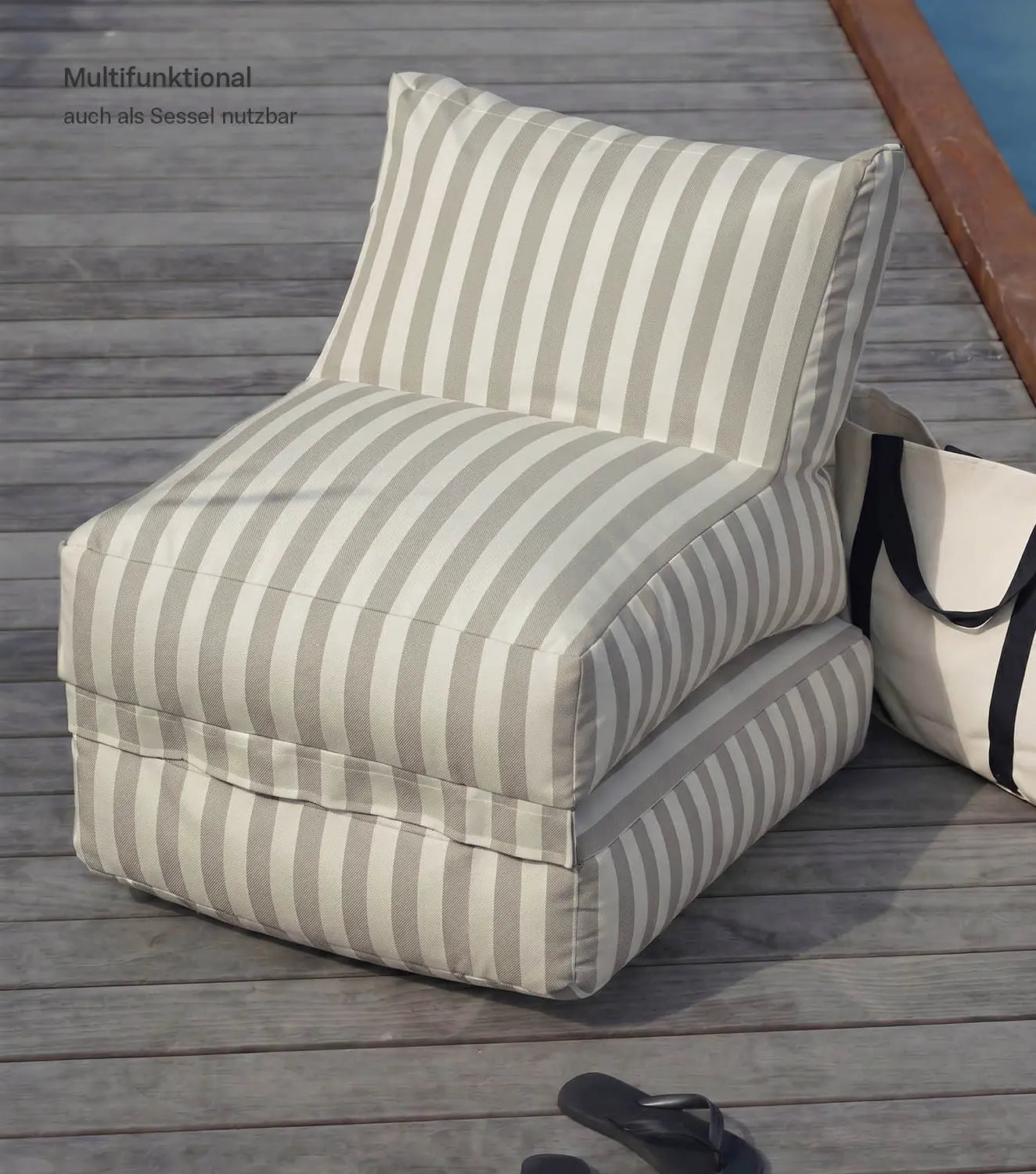 [gebraucht] B-ware Mokebo Outdoor Sitzsack 'der Summerdream', Bean Bag Mit Füllung Oder Gartenliege