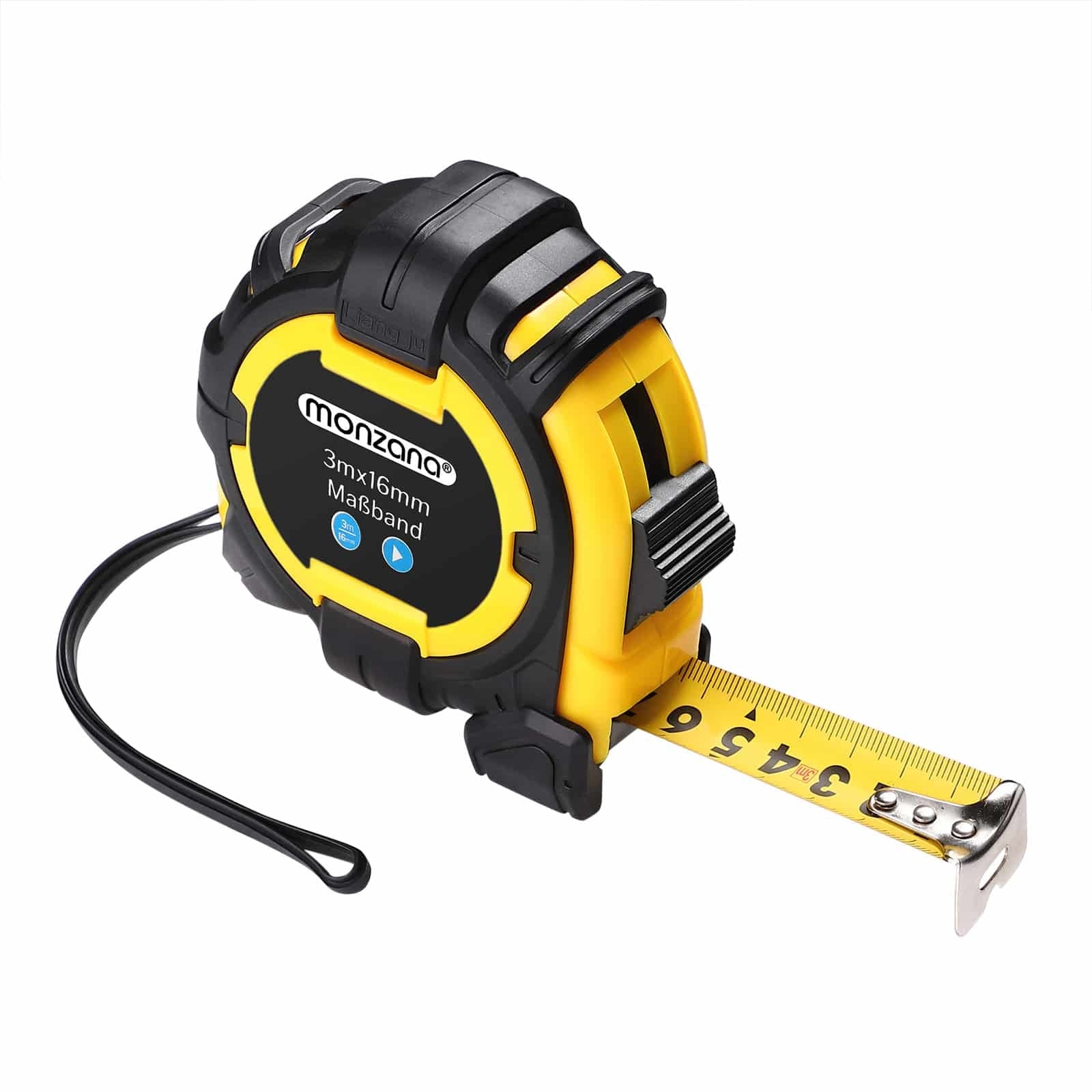 Maßband 3 M X 16 Mm, Mit Arretierungsfunktion, Robust