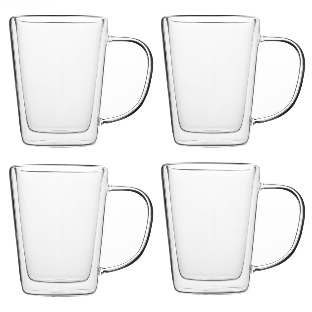Doppelwandige Teegläser, 250 Ml, 4er-set